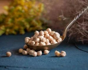 Organic chickpeas