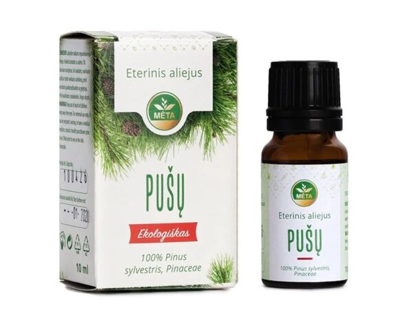 Ekologiškas Pušų Eterinis Aliejus 10 Ml, MĖTA - Biopapa