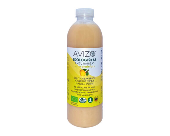 Organic oat leaven starter with quince 1 L, AVIZO