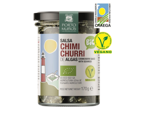 Ekologiškas jūros dumblių čimičiuri (chimichurri) padažas