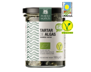 Organic natural seaweed tartare